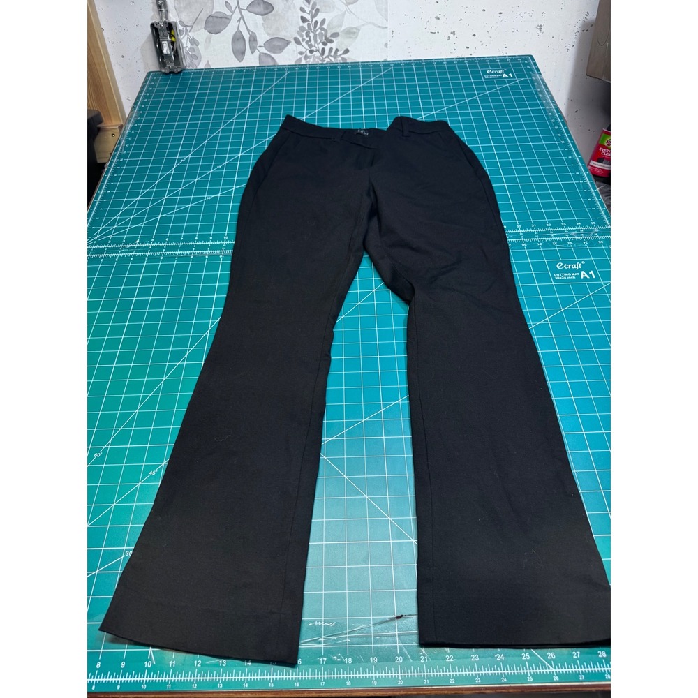 White House Black Market The Boot Black Dress Pants Trousers 4S Short